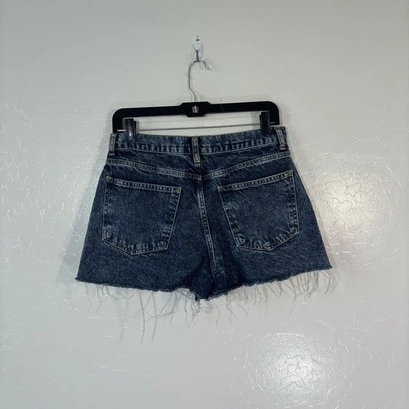 Kittenish Distressed Denim Jean Shorts Women’s Size 28 Blue Cutoff Frayed Hem - Picture 4 of 6